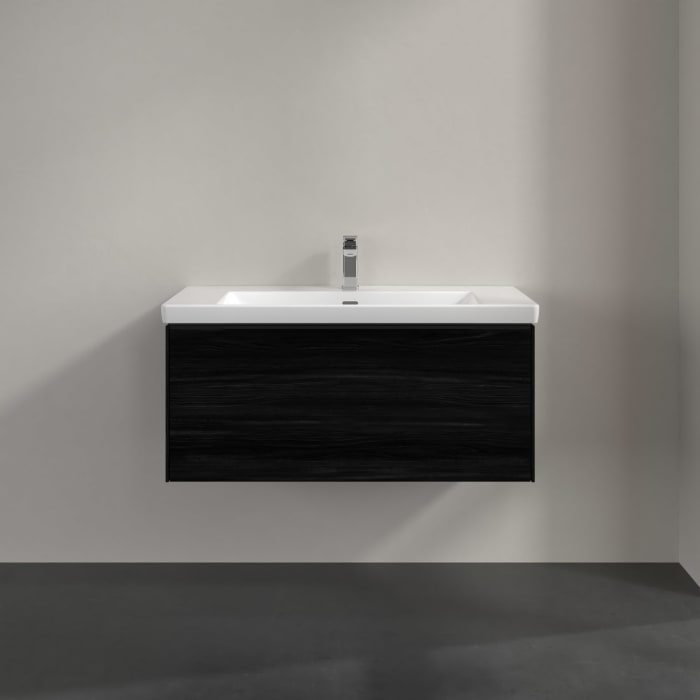 Villeroy & Boch Subway 3.0 Waschtischunterschrank 97,3 cm, 1 Auszug, mit LED-Beleuchtung