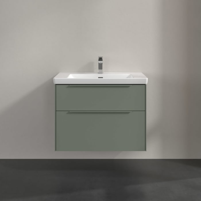 Villeroy & Boch Subway 3.0 Waschtischunterschrank 77,2 cm, 2 Auszüge, mit LED-Beleuchtung