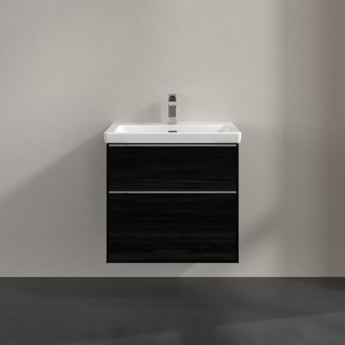 Villeroy & Boch Subway 3.0 Waschtischunterschrank 62,2 cm, 2 Auszüge, ohne LED-Beleuchtung