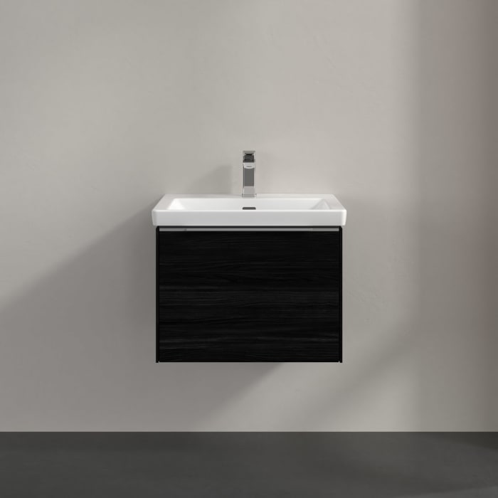 Villeroy & Boch Subway 3.0 Waschtischunterschrank 57,2 cm, 1 Auszug, mit LED-Beleuchtung