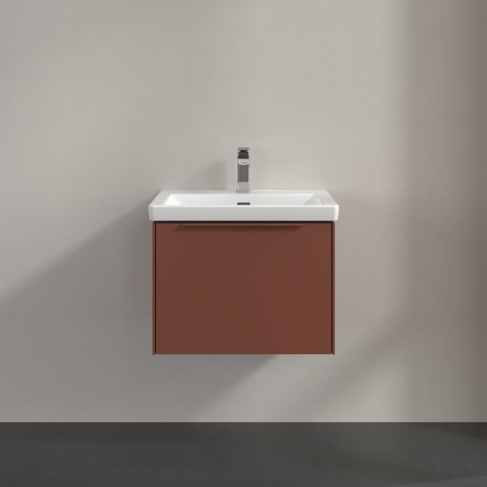 Villeroy & Boch Subway 3.0 Waschtischunterschrank 57,2 cm, 1 Auszug, mit LED-Beleuchtung