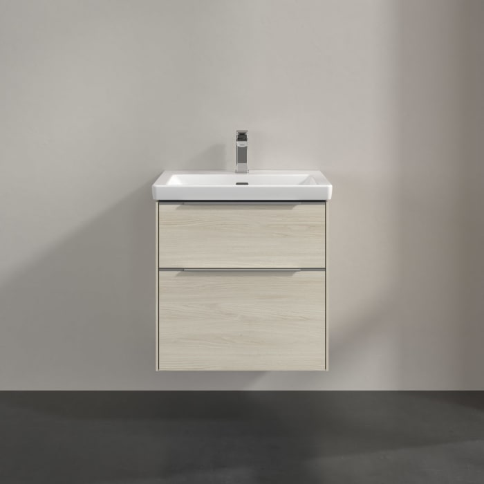 Villeroy & Boch Subway 3.0 Waschtischunterschrank 57,2 cm, 2 Auszüge, ohne LED-Beleuchtung