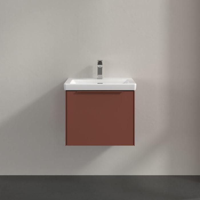 Villeroy & Boch Subway 3.0 Waschtischunterschrank 52,3 cm, 1 Auszug, mit LED-Beleuchtung