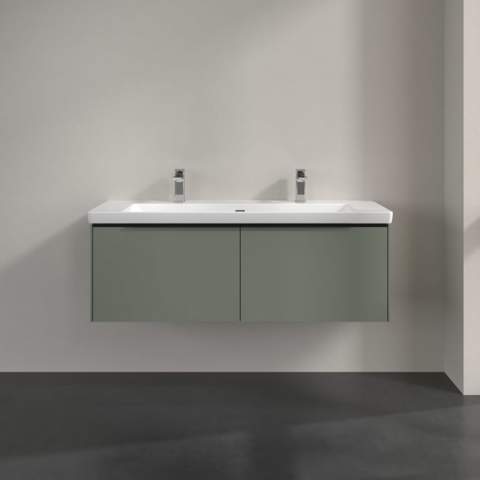 Villeroy & Boch Subway 3.0 Waschtischunterschrank 127,2 cm, 2 Auszüge, ohne LED-Beleuchtung