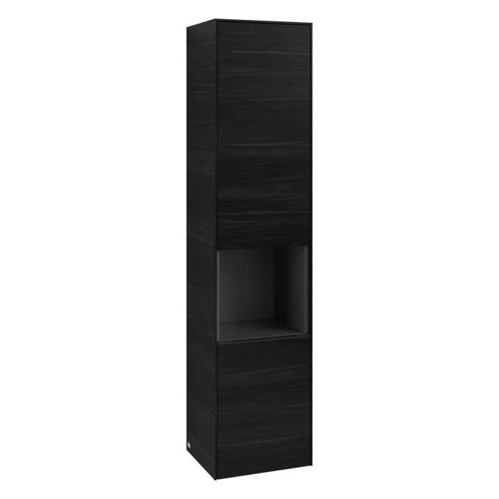 Villeroy & Boch Subway 3.0 Hochschrank 40 x 171 cm mit 1 offenen Fach und 2 Türen, Anschlag links