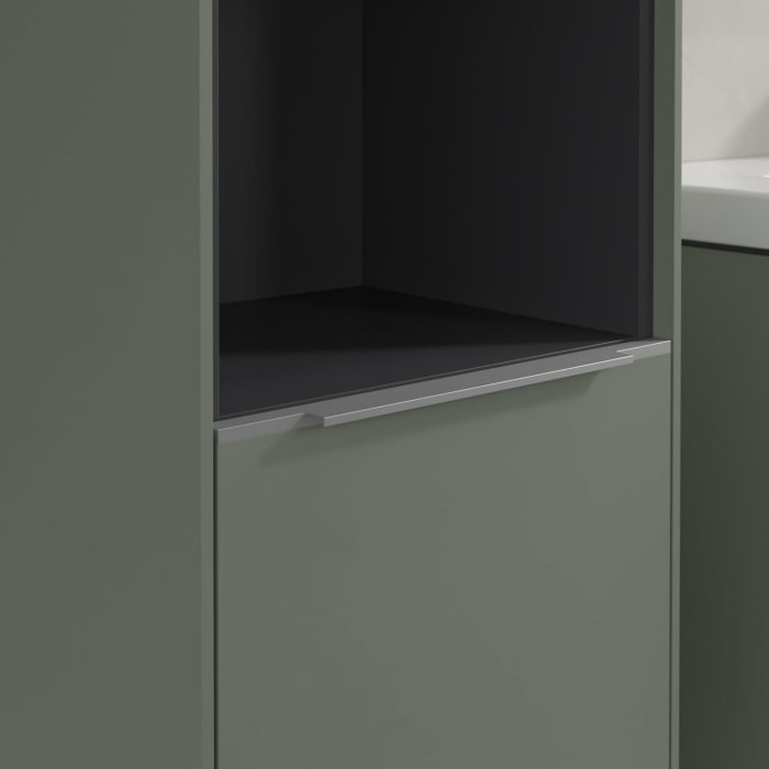 Villeroy & Boch Subway 3.0 Hochschrank 40 x 171 cm mit 1 offenen Fach und 2 Türen, Anschlag links