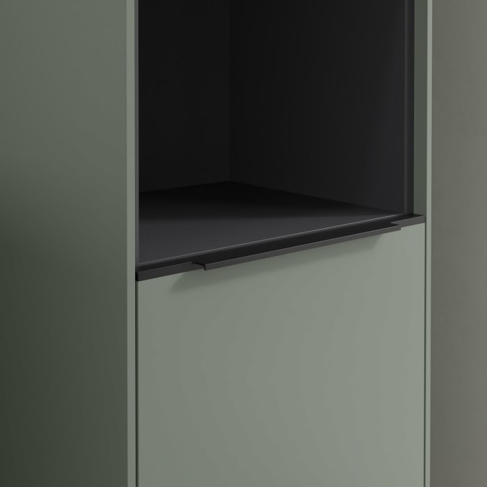 Villeroy & Boch Subway 3.0 Hochschrank 40 x 171 cm mit 1 offenen Fach und 2 Türen, Anschlag rechts