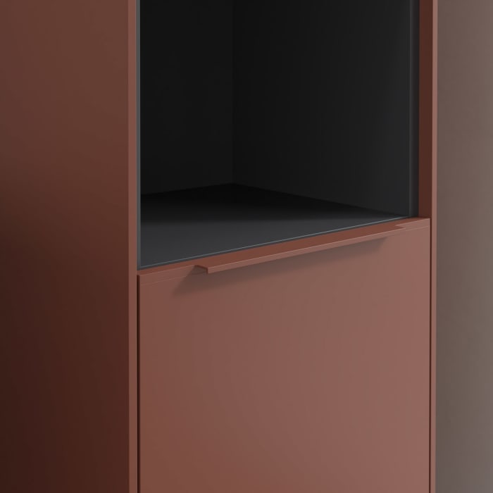 Villeroy & Boch Subway 3.0 Hochschrank 40 x 171 cm mit 1 offenen Fach und 2 Türen, Anschlag rechts