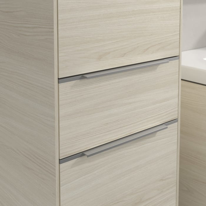 Villeroy & Boch Subway 3.0 Hochschrank 40 x 171 cm mit 1 Auszug und 2 Türen, Anschlag links