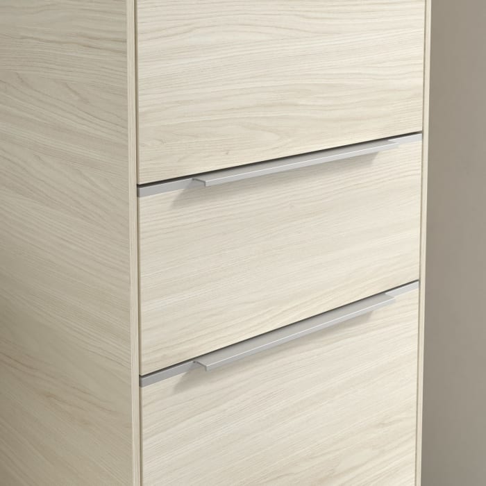 Villeroy & Boch Subway 3.0 Hochschrank 40 x 171 cm mit 1 Auszug und 2 Türen, Anschlag rechts