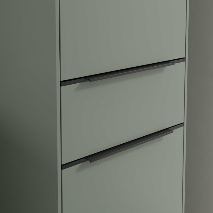 Villeroy & Boch Subway 3.0 Hochschrank 40 x 171 cm mit 1 Auszug und 2 Türen, Anschlag rechts