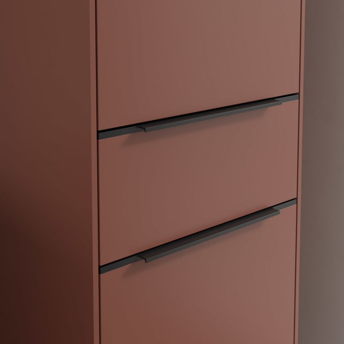 Villeroy & Boch Subway 3.0 Hochschrank 40 x 171 cm mit 1 Auszug und 2 Türen, Anschlag rechts