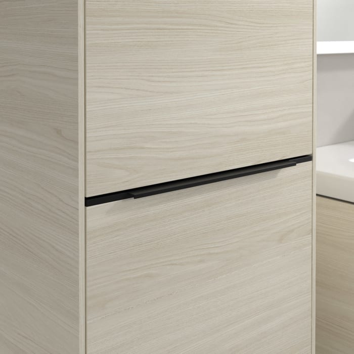 Villeroy & Boch Subway 3.0 Hochschrank 45 x 171 cm mit 1 Wäscheklappe und 1 Tür, Anschlag links