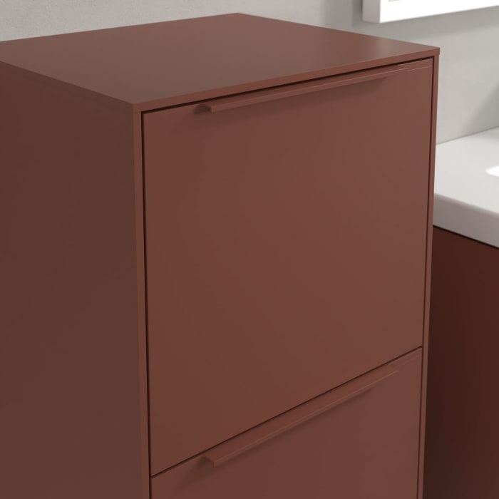 Villeroy & Boch Subway 3.0 Seitenschrank 40 x 86 cm mit 1 Auszug und 1 Tür, Anschlag links