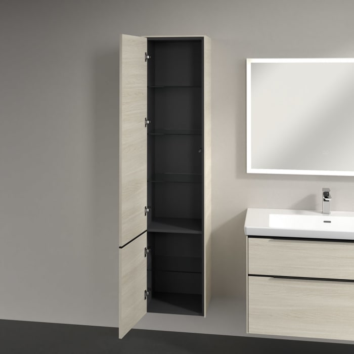 Villeroy & Boch Subway 3.0 Hochschrank 40 x 171 cm mit 2 Türen, Anschlag links