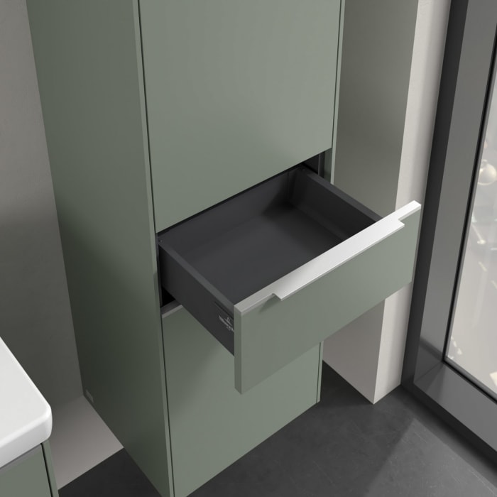 Villeroy & Boch Subway 3.0 Hochschrank 40 x 171 cm mit 1 Auszug und 2 Türen, Anschlag rechts