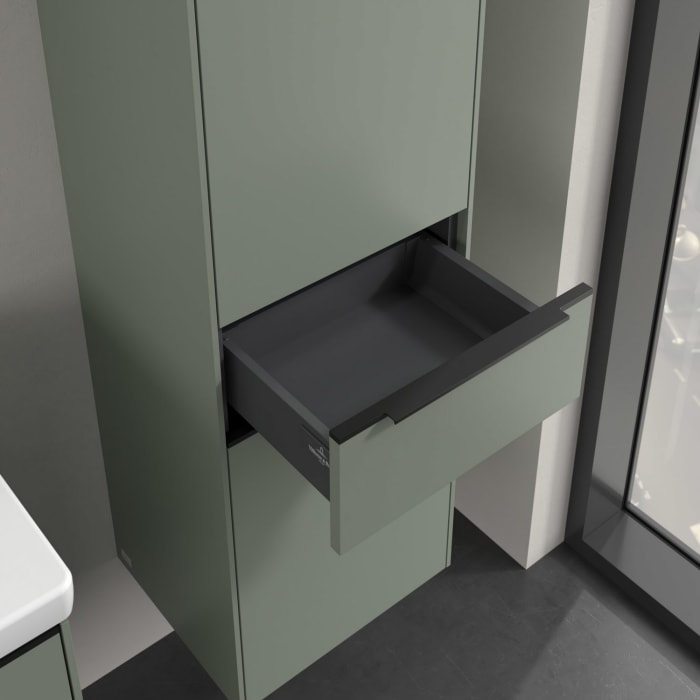 Villeroy & Boch Subway 3.0 Hochschrank 40 x 171 cm mit 1 Auszug und 2 Türen, Anschlag rechts