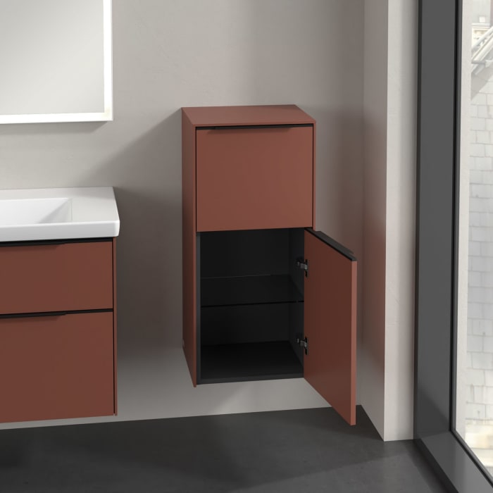 Villeroy & Boch Subway 3.0 Seitenschrank 40 x 86 cm mit 1 Auszug und 1 Tür, Anschlag rechts