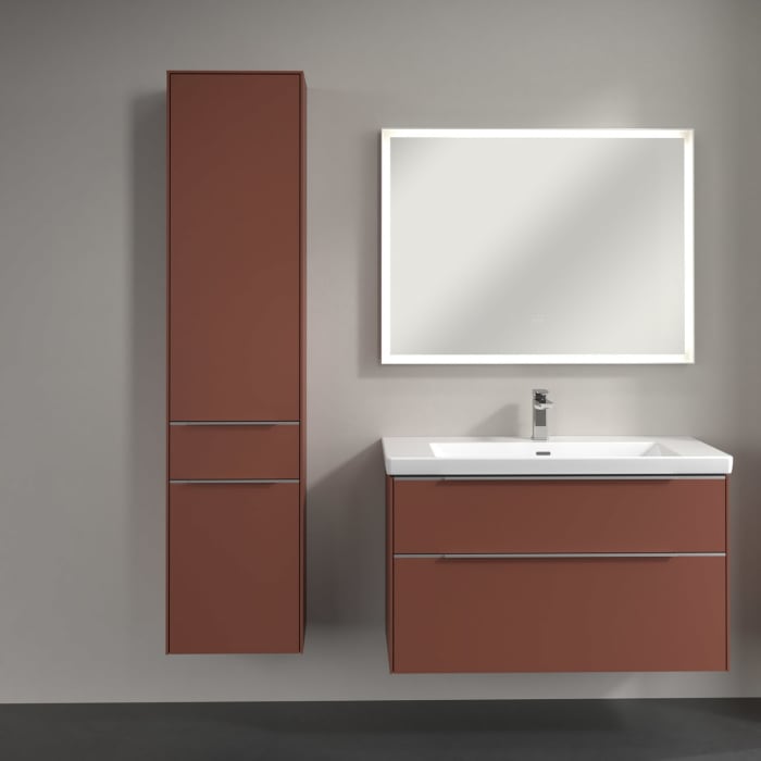 Villeroy & Boch Subway 3.0 Hochschrank 40 x 171 cm mit 1 Auszug und 2 Türen, Anschlag links