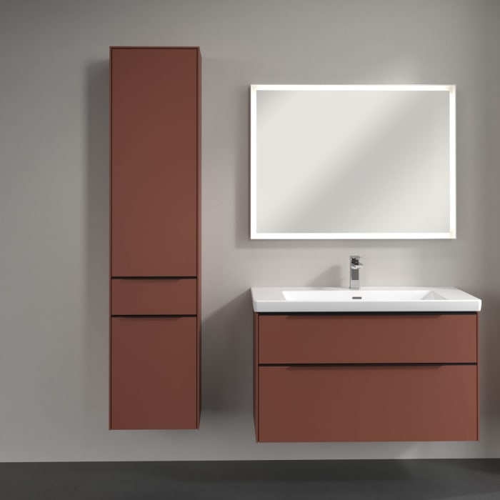 Villeroy & Boch Subway 3.0 Hochschrank 40 x 171 cm mit 1 Auszug und 2 Türen, Anschlag links