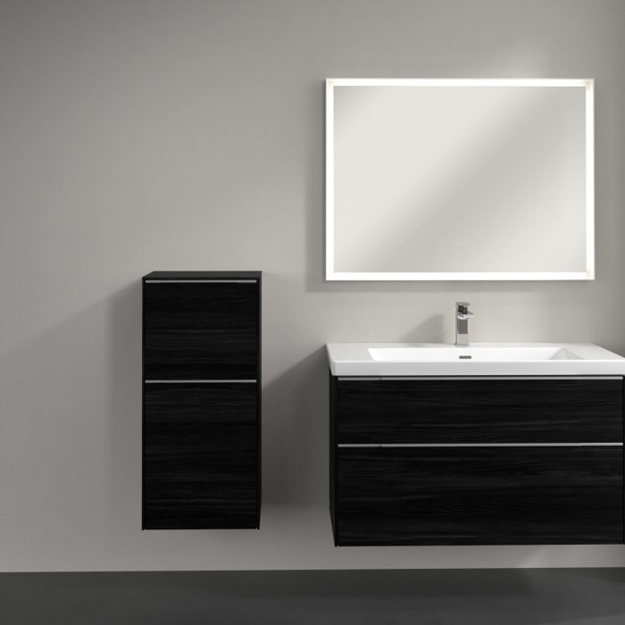 Villeroy & Boch Subway 3.0 Seitenschrank 40 x 86 cm mit 1 Auszug und 1 Tür, Anschlag links