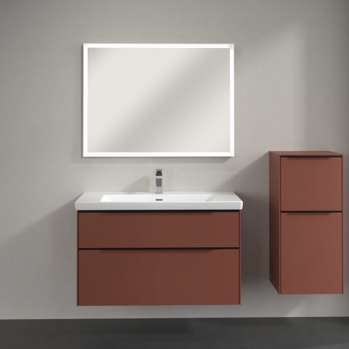 Villeroy & Boch Subway 3.0 Seitenschrank 40 x 86 cm mit 1 Auszug und 1 Tür, Anschlag rechts