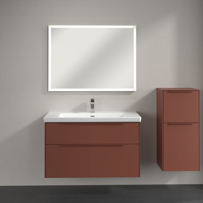 Villeroy & Boch Subway 3.0 Seitenschrank 40 x 86 cm mit 1 Auszug und 1 Tür, Anschlag rechts