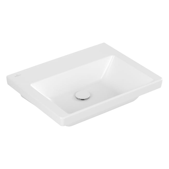 Villeroy & Boch Subway 3.0 Waschtisch 60 cm, ohne Hahnloch, ohne Überlauf