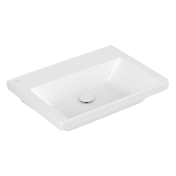 Villeroy & Boch Subway 3.0 Schrankwaschtisch 65 cm, ohne Hahnloch, ohne Überlauf