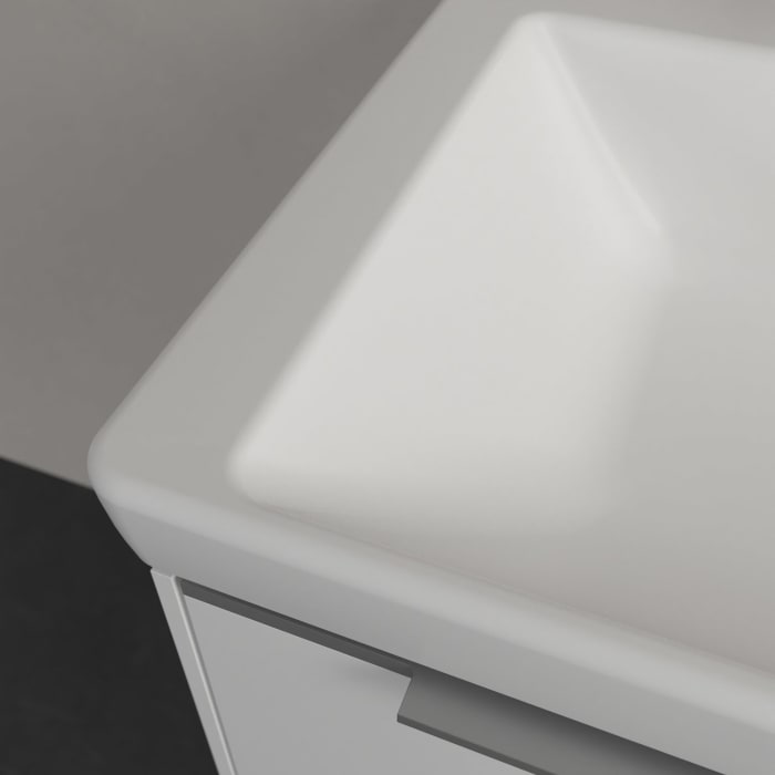 Villeroy & Boch Subway 3.0 Waschtisch 60 cm, mit 1 Hahnloch, mit Überlauf