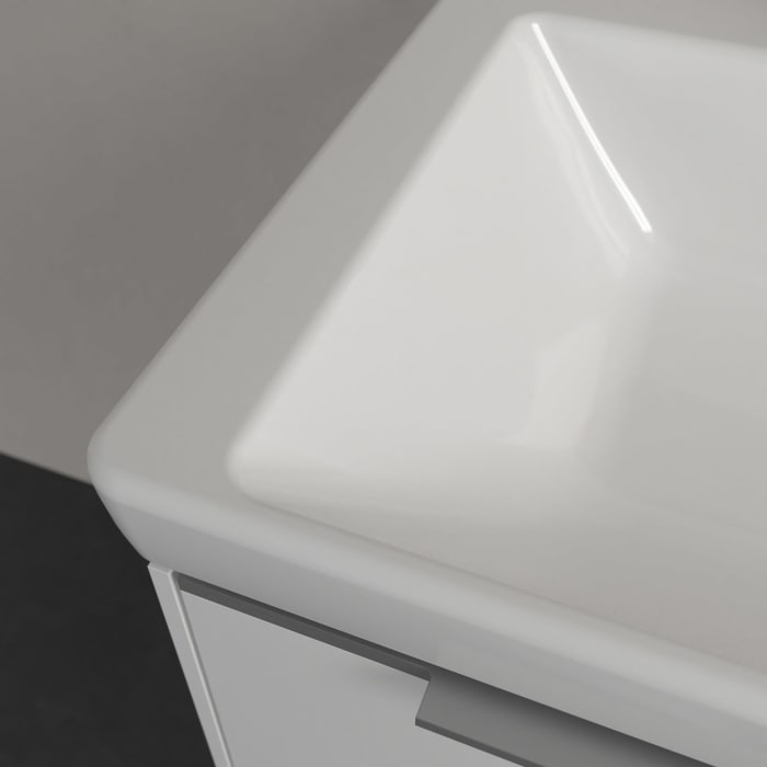 Villeroy & Boch Subway 3.0 Waschtisch 65 cm, mit 1 Hahnloch, ohne Überlauf