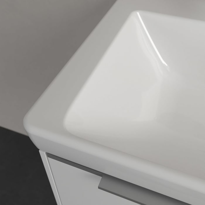 Villeroy & Boch Subway 3.0 Waschtisch 55 cm, mit 1 Hahnloch, ohne Überlauf