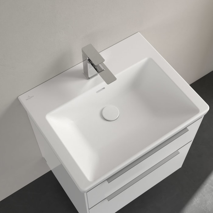 Villeroy & Boch Subway 3.0 Waschtisch 60 cm, mit 1 Hahnloch, mit Überlauf