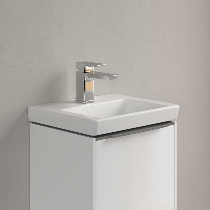 Villeroy & Boch Subway 3.0 Handwaschbecken 37 cm, mit 1 Hahnloch, ohne Überlauf