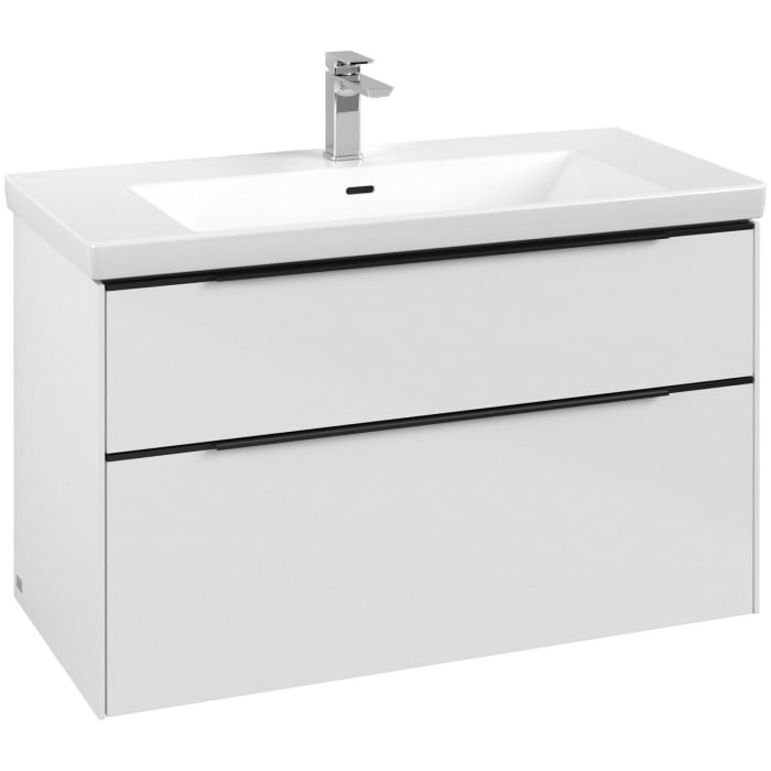 Villeroy & Boch Subway 3.0 Waschtischunterschrank 97,3 cm, 2 Auszüge, ohne LED-Beleuchtung