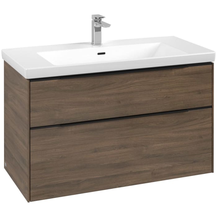 Villeroy & Boch Subway 3.0 Waschtischunterschrank 97,3 cm, 2 Auszüge, ohne LED-Beleuchtung