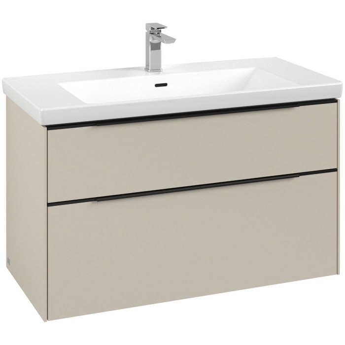 Villeroy & Boch Subway 3.0 Waschtischunterschrank 97,3 cm, 2 Auszüge, ohne LED-Beleuchtung