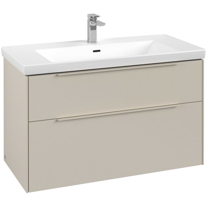 Villeroy & Boch Subway 3.0 Waschtischunterschrank 97,3 cm, 2 Auszüge, ohne LED-Beleuchtung
