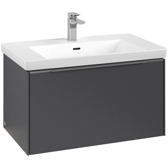 Villeroy & Boch Subway 3.0 Waschtischunterschrank 77,2 cm, 1 Auszug, mit LED-Beleuchtung