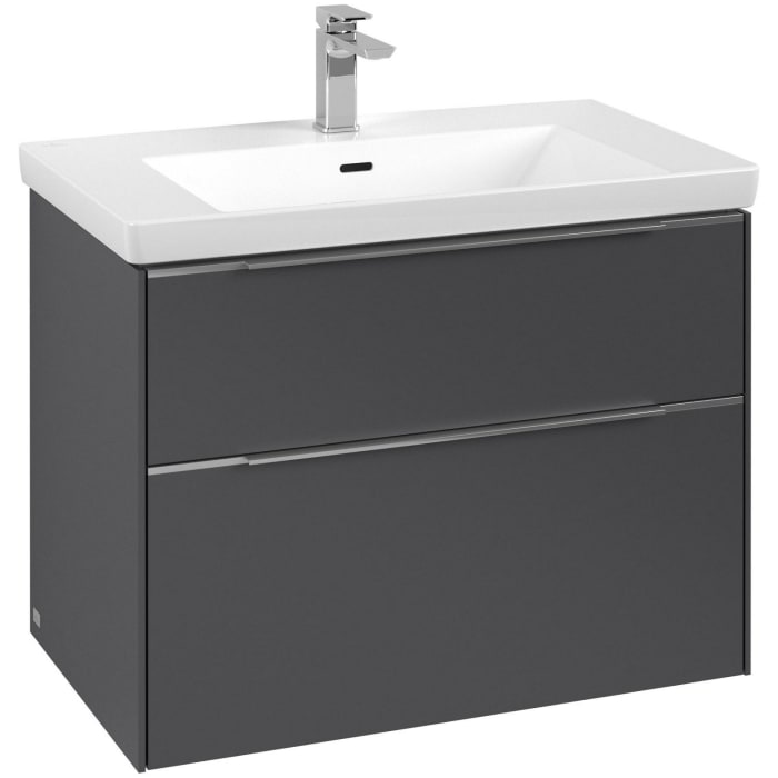 Villeroy & Boch Subway 3.0 Waschtischunterschrank 77,2 cm, 2 Auszüge, ohne LED-Beleuchtung
