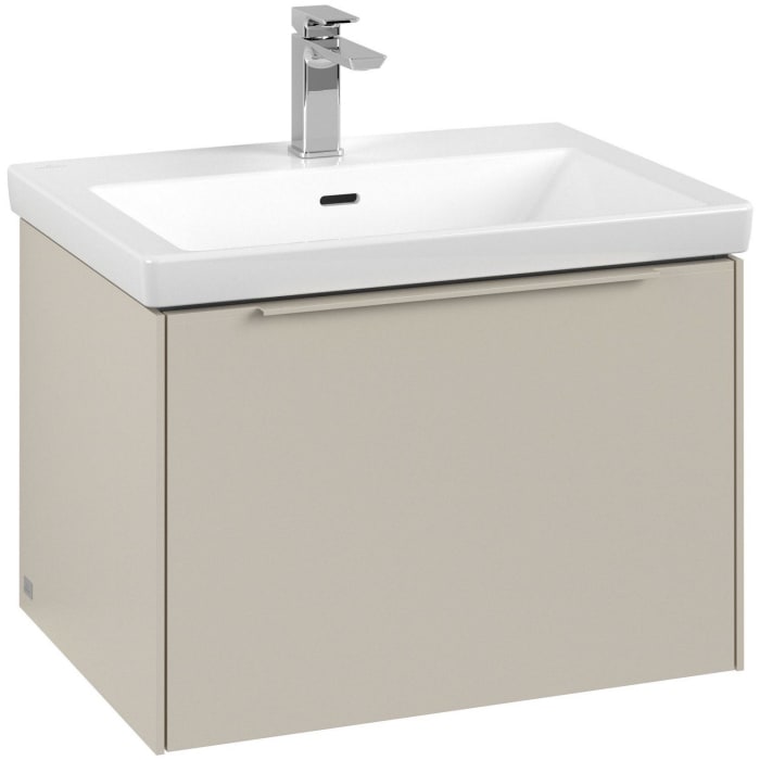 Villeroy & Boch Subway 3.0 Waschtischunterschrank 62,2 cm, 1 Auszug, mit LED-Beleuchtung