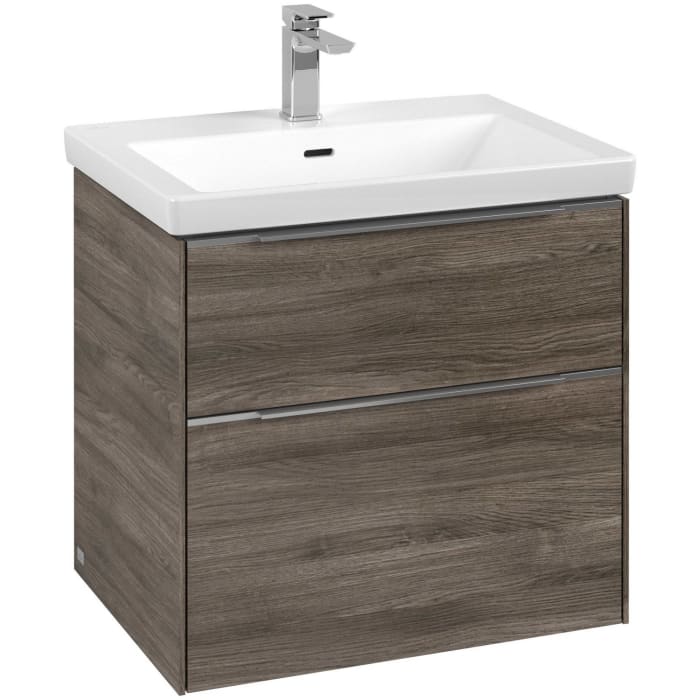 Villeroy & Boch Subway 3.0 Waschtischunterschrank 62,2 cm, 2 Auszüge, ohne LED-Beleuchtung