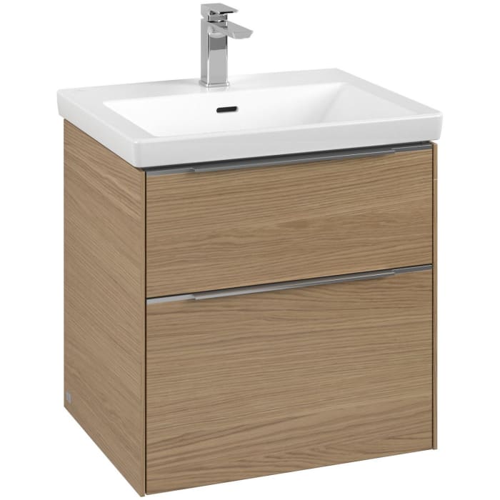 Villeroy & Boch Subway 3.0 Waschtischunterschrank 57,2 cm, 2 Auszüge, ohne LED-Beleuchtung