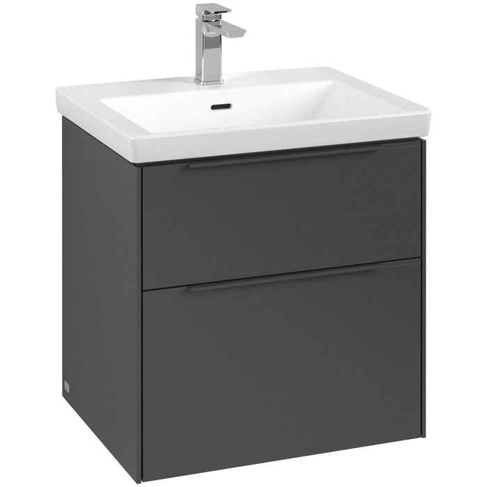 Villeroy & Boch Subway 3.0 Waschtischunterschrank 57,2 cm, 2 Auszüge, ohne LED-Beleuchtung