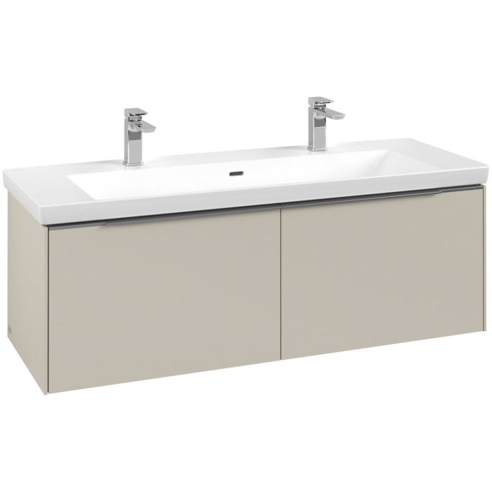 Villeroy & Boch Subway 3.0 Waschtischunterschrank 127,2 cm, 2 Auszüge, ohne LED-Beleuchtung
