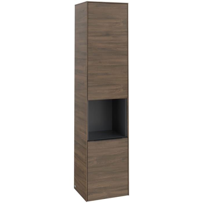 Villeroy & Boch Subway 3.0 Hochschrank 40 x 171 cm mit 1 offenen Fach und 2 Türen, Anschlag links