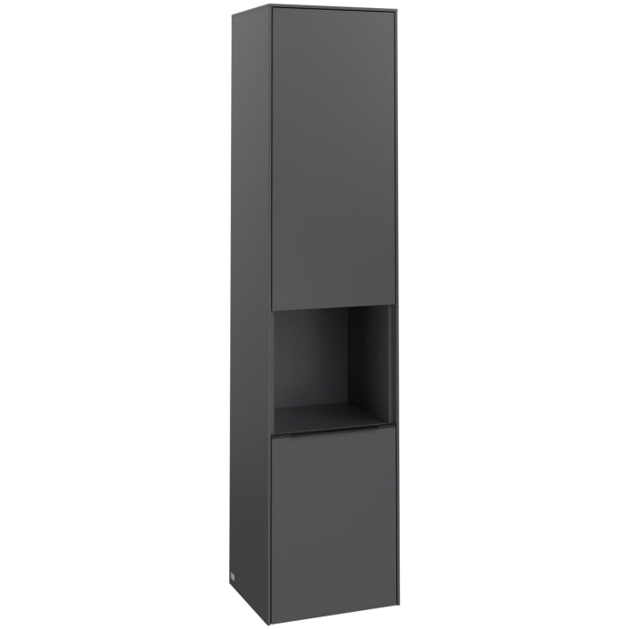 Villeroy & Boch Subway 3.0 Hochschrank 40 x 171 cm mit 1 offenen Fach und 2 Türen, Anschlag links