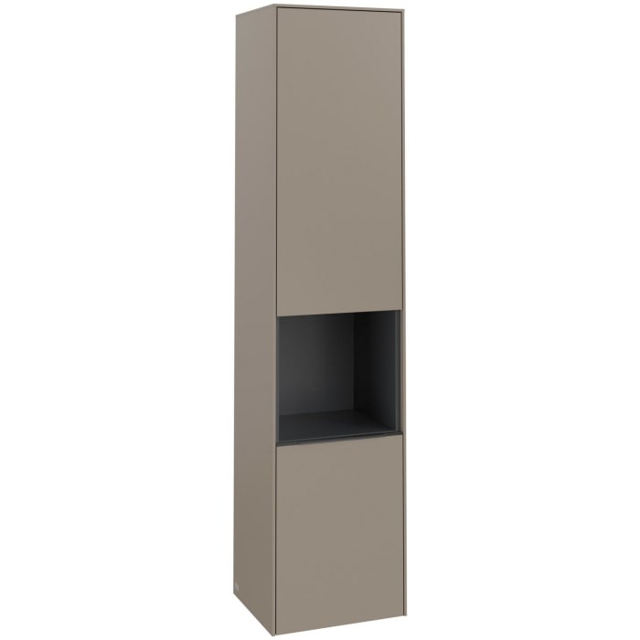 Villeroy & Boch Subway 3.0 Hochschrank 40 x 171 cm mit 1 offenen Fach und 2 Türen, Anschlag links