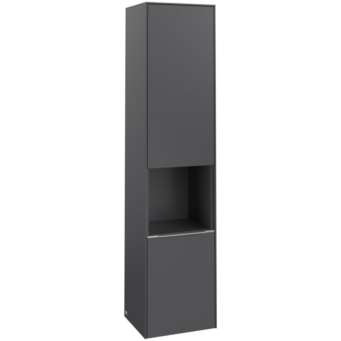 Villeroy & Boch Subway 3.0 Hochschrank 40 x 171 cm mit 1 offenen Fach und 2 Türen, Anschlag rechts