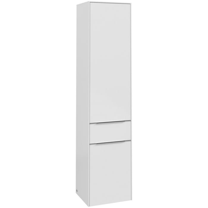 Villeroy & Boch Subway 3.0 Hochschrank 40 x 171 cm mit 1 Auszug und 2 Türen, Anschlag links